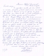 Lettre adressée le 03/02/1970 à Raphael Benazeraf de Neuilly-sur-Seine
