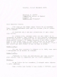 Lettre adressée le 01/12/1968 au Rabbin Benito Garzon de Madrid