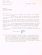 Lettre adressée le 28/11/75 à Raphael Benazeraf de Neuilly-sur-Seine