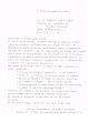 Lettre adressée le 19/12/1968 au Pr. Federico Perez Castro de l'Institut Arias Montana à Madrid
