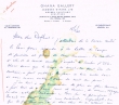 Lettre adressée le 15/11/1963 à Raphael Benazeraf de Neuilly-sur-Seine