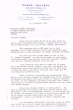 Lettre adressée le 07/11/1966 à Raphael Benazeraf de Neuilly-sur-Seine