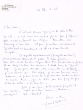 Lettre adressée le 26/03/1968 à Raphael Benazeraf de Neuilly-sur-Seine