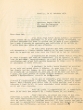 Lettre adressée le 17/10/1971 à David Corcos de Jérusalem