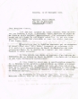 Lettre adressée le 29/11/1970 à David Corcos de Jérusalem
