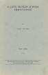 A late muslim jewish disputation