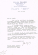 Lettre adressée le 17/06/1963 à Raphael Benazeraf de Neuilly-sur-Seine