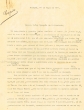 Lettre adressée le 31/05/1911 à Marquès de Villasinda à Fez