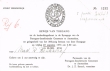 Carte d'entrée de M. Benazeraf pour le célébration des 300 ans de la Synagogue d'Amsterdam