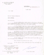 Lettre adressée le 07/08/1969 à Raphael Benazeraf de Neuilly-sur-Seine
