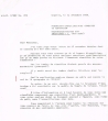 Lettre adressée le 14/12/1969 à Mr Vega de la Communauté Israélite-Portugaise de Amsterdam