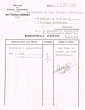Bordereau d'envoi adressé le 20/10/1955 au Greffier du Tribunal Rabbinique de Mogador