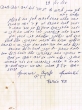 Lettre adressée le 20/11/1955 au Greffier du Tribunal Rabbinique de Mogador