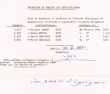 Récépissé de remise aux destinataires du 22/02/1951