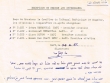Récépissé de remise aux destinataires du 24/04/1950
