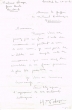 Lettre adressée le 10/11/1960 au Greffier du Tribunal Rabbinique de Essaouira
