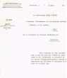 Lettre adressée le 14/03/1960 à l' Inspecteur des Juridictions Rabbiniques à Rabat