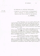 Courrier adressé le 31/01/1944 au Commissaire du Gouvernement auprès du Tribunal du Pacha