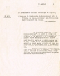 Courrier adressé le 31/07/1944 au Commissaire du Gouvernement auprès du Tribunal du Pacha