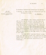 Courrier adressé le 14/12/1944 au Commissaire du Gouvernement auprès du Tribunal du Pacha