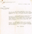 Courrier du 06/01/47 concernant la demande de conversion à l'Islam de Alia Pilo