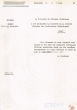 Courrier adressé le 08/03/1960 au Ministre de la Justice