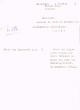 Courrier adressé le 04/01/1961 au Chef de Service des juridictions Rabbiniques de Rabat