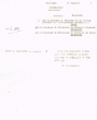 Courrier adressé le 10/07/1961 au Ministre de la Justice