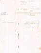 Courrier adressé le 10/01/1962 au Ministre de la Justice