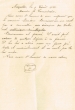 Lettre adressée le 09/02/1920 au Commissaire de Police de Mogador