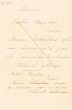 Message adressé le 29/04/1920 au Rabbin Benattar de Rabat
