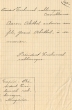 Lettre adressée en 1921 au Président du Tribunal Rabbinique de Casablanca