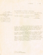 Courrier adressé le 04/01/1952 au Conseiller du Gouvernement Chérifien à Rabat