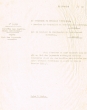 Courrier adressé le 12/02/1952 au Conseiller du Gouvernement Chérifien à Rabat
