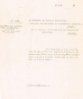 Lettre adressée le 13/03/1951 au Conseiller du Gouvernement Chérifien à Rabat