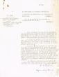 Lettre adressée le 27/05/1959 au Conseiller du Gouvernement chérifien à Rabat