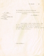 Lettre adressée le 10/07/1950 au Commissaire du Gouvernement Chérifien à Mogador