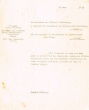 Lettre adressée le 17/03/1953 au Conseiller du Gouvernement Chérifien à Rabat