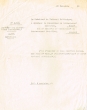 Lettre adressée le 20/11/1950 au Conseiller du Gouvernement Chérifien à Rabat