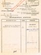 Bordereau d'envoi adressé le 09/12/1949 au Président du Tribunal Rabbinique de Mogador