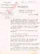 Note de service adressée le 11/12/1956 au Greffier du Tribunal Rabbinique de Mogador