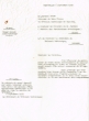 Lettre adressée le 06/09/1957 au Ministre de la Justice de Rabat