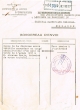 Bordereau d'envoi adressé le 29/10/1957 au Président du Tribunal Rabbinique de Mogador