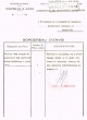 Bordereau d'envoi adressé le 13/05/1959 au Président du Tribunal Rabbinique de Mogador