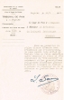 Lettre adressée le 16/09/1944 au Président du Tribunal Rabbinique de Mogador