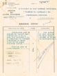 Bordereau d'envoi adressé le 12/05/1947 au Commissaire du Gouvernement Chérifien à Mogador