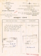 Bordereau d'envoi adressé le 05/09/1947 au Président du Tribunal Rabbinique de Mogador