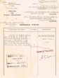 Bordereau d'envoi adressé le 18/07/1947 au Président du Tribunal Rabbinique de Mogador