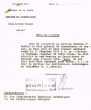 Note de service adressée le 16/11/1960 aux Tribunaux Rabbiniques