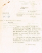 Courrier adressé le 01/12/1960 au Président du Tribunal Régional de Marrakech